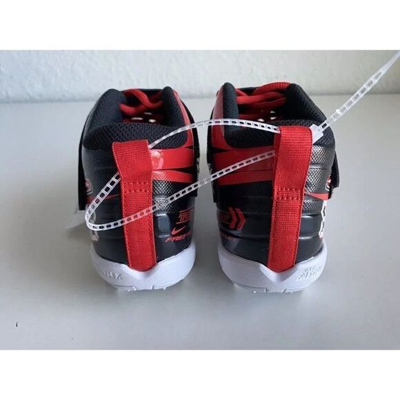 SIZE 5.5Y Nike Force Trout 7 GS Black Challenge Red Customizable Baseball Cleats - Picture 5 of 9